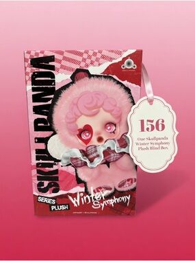 156, NWT Skullpanda Winter Symphony Plush Blind Box -